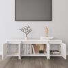 vidaXL خزانة تلفزيون أبيض 120×30×40.5 سم خشب صناعي