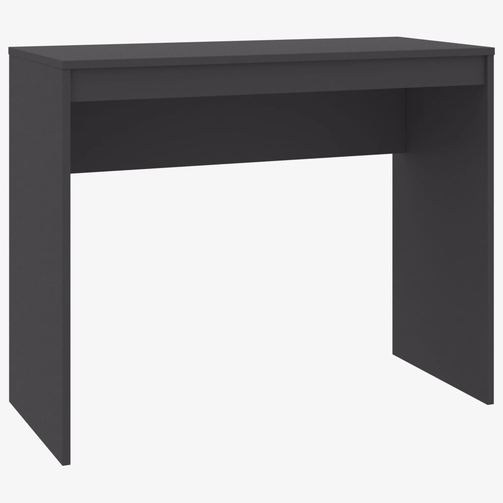 vidaXL مكتب رمادي 90×40×72 سم خشب مضغوط