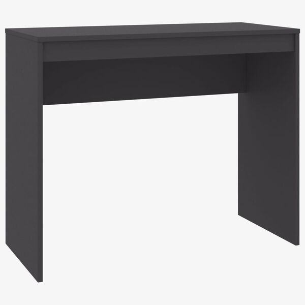 vidaXL مكتب رمادي 90×40×72 سم خشب مضغوط