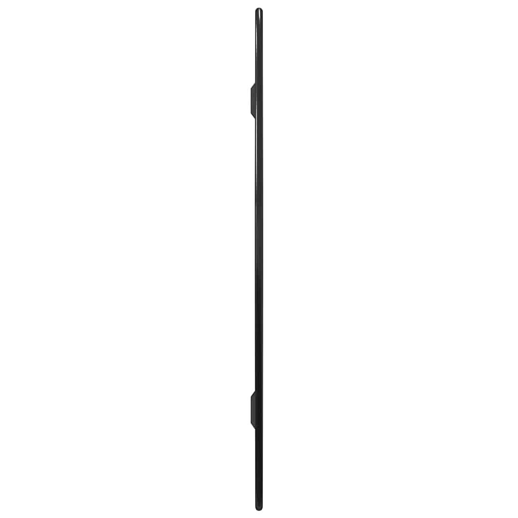 vidaXL مرآة حائط لون أسود 50x60 سم
