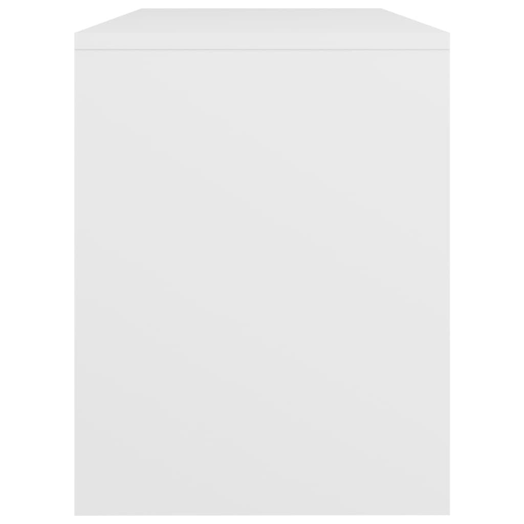 vidaXL كرسي تسريحة أبيض 70×35×45 سم خشب صناعي