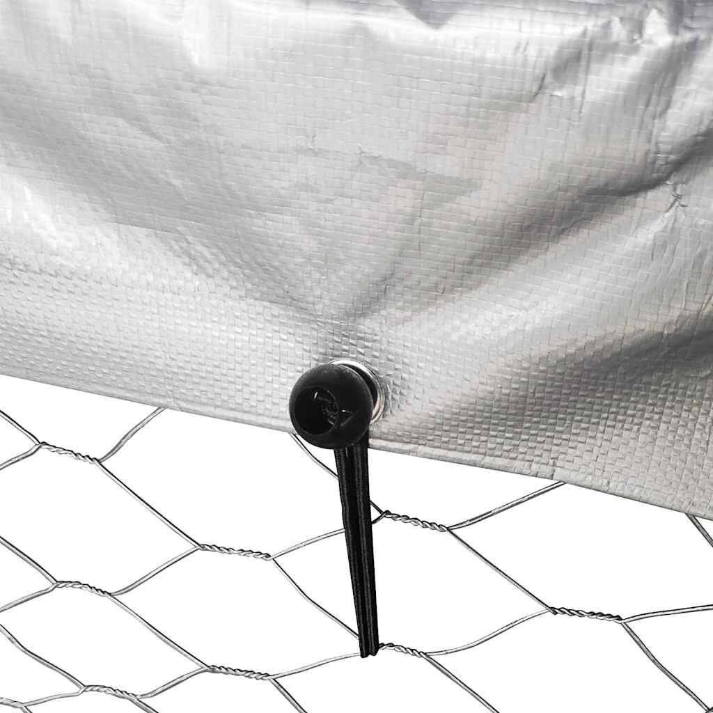 vidaXL منزل كلب خارجي مع سقف 150x200x400 سم