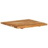 vidaXL سطح حوض حمام خشب أكاسيا صلب 58×55×2.5 سم
