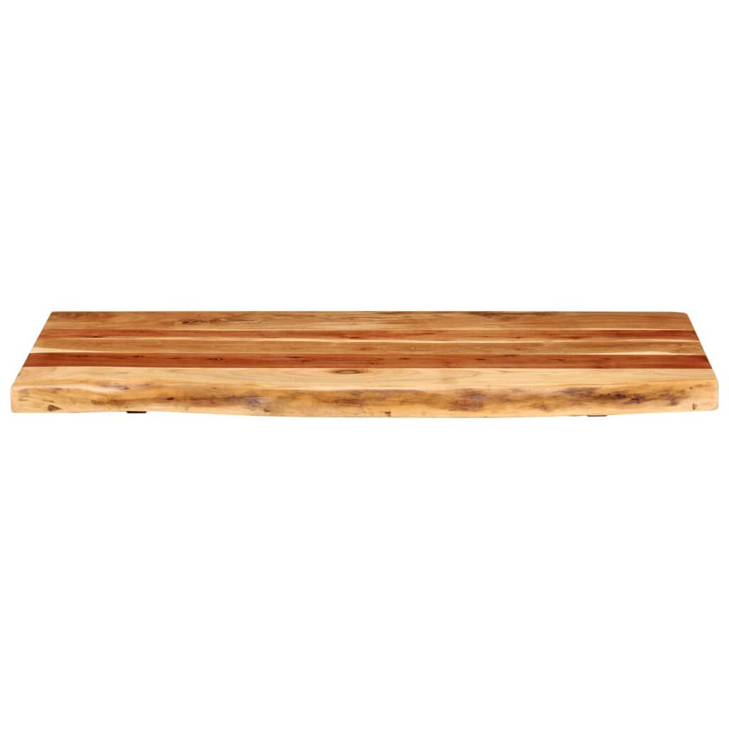 vidaXL سطح حوض غسيل الحمام خشب أكاسيا صلب 100×55×3.8 سم