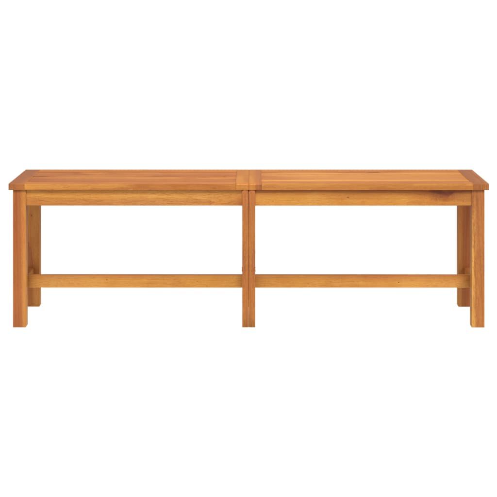 vidaXL مقعد طويل للحديقة 45x35x150 سم خشب أكاسيا صلب