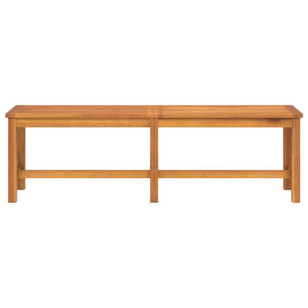 vidaXL مقعد طويل للحديقة 45x35x150 سم خشب أكاسيا صلب