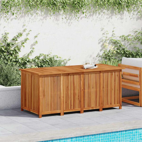 vidaXL صندوق تخزين للحديقة 175×80×75 سم خشب أكاسيا صلب