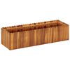 vidaXL حوض حديقة مرتفع 100×30×25 سم خشب أكاسيا صلب