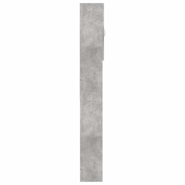 vidaXL خزانة غسالة رمادي أسمنتي 64×25.5×190 سم