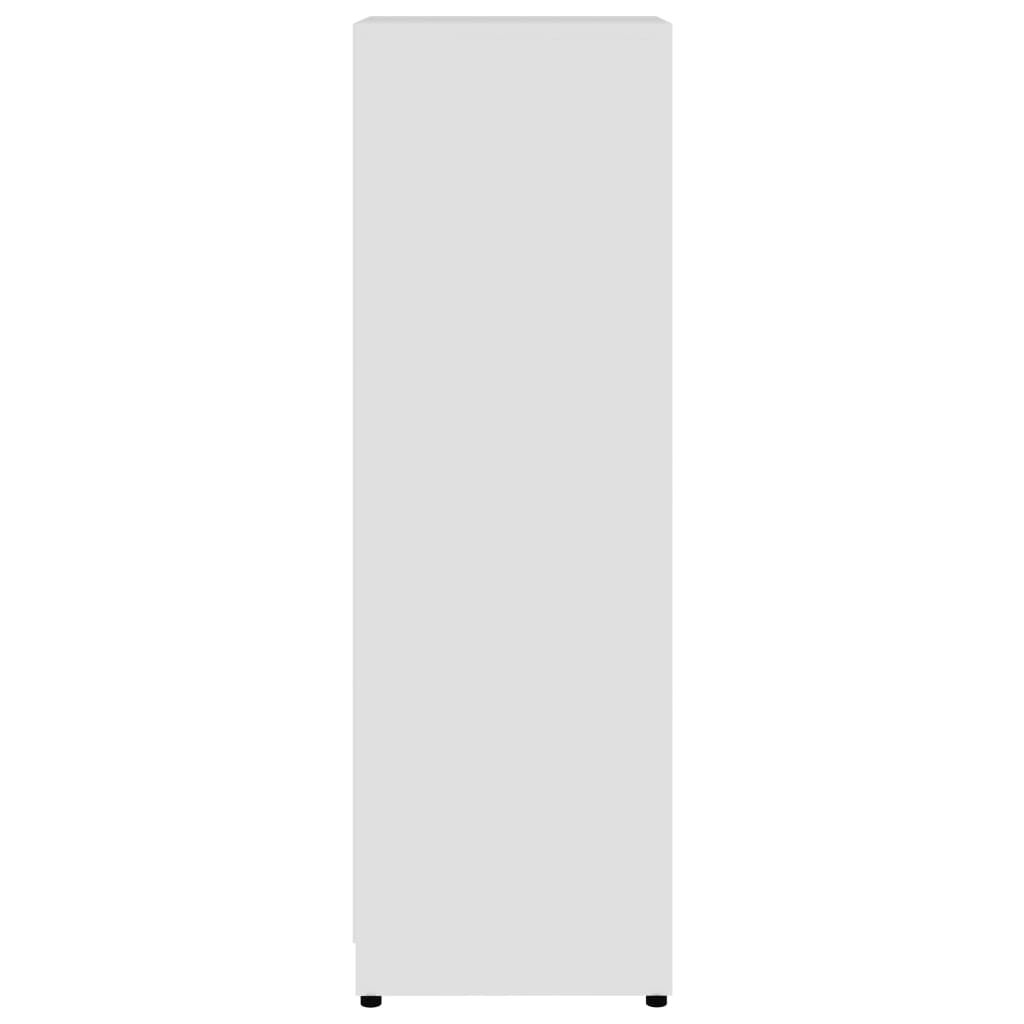 vidaXL خزانة حمام لون أبيض 30×30×95 سم خشب صناعي