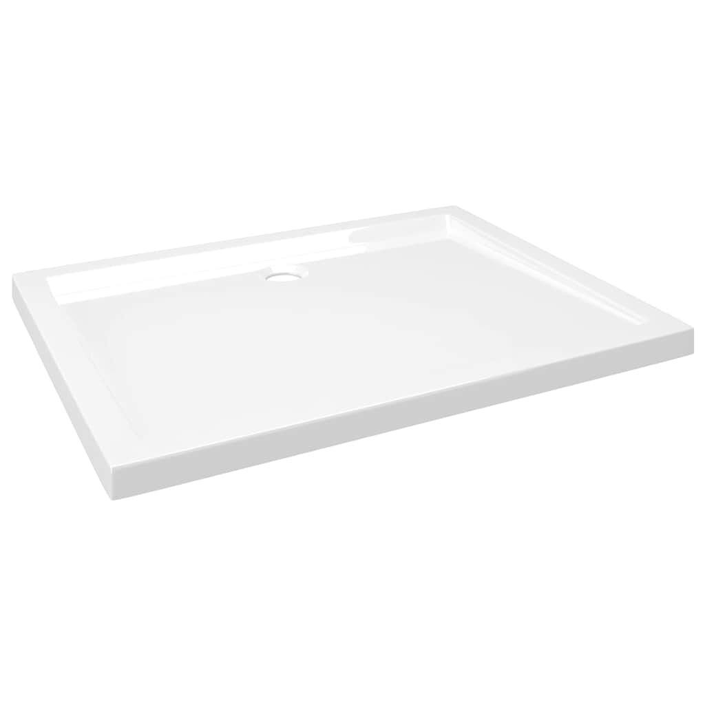 vidaXL قاعدة دش ABS مستطيلة 70×90 سم
