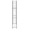 vidaXL قوس حديقة أسود 150×34×240 سم حديد