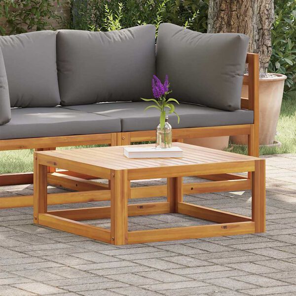 vidaXL طاولة قهوة 68&times;68&times;29 سم خشب سنط صلب