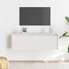 vidaXL خزانة حائط لون أبيض 35x30x100 سم خشب صنوبر صلب