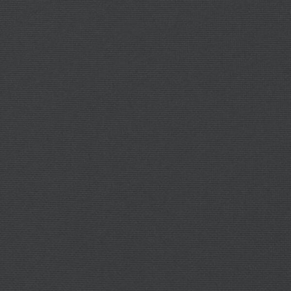 vidaXL وسائد بنش حديقة 2 ق أسود 120×50×7 سم قماش أكسفورد