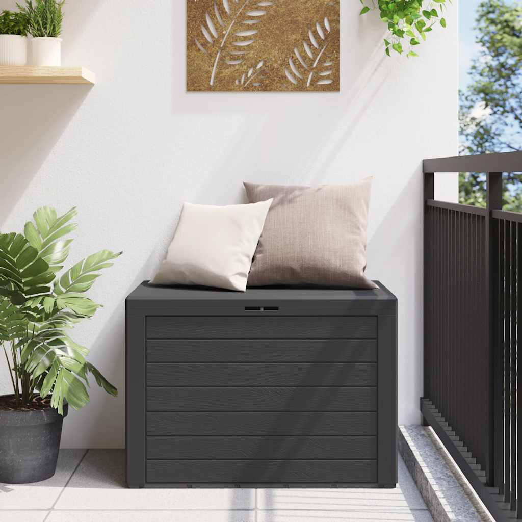 vidaXL صندوق تخزين للحديقة أنثراسيت 78×44×55 سم