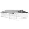 vidaXL منزل كلب خارجي مع سقف 150x300x600 سم