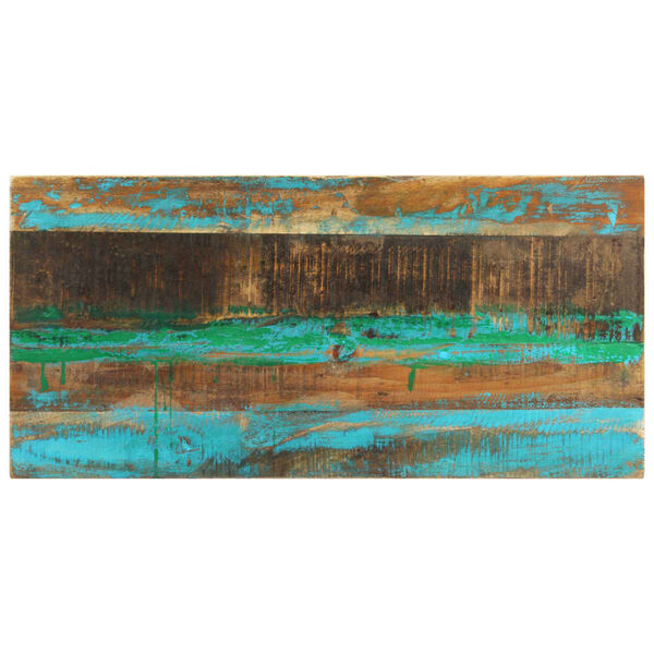 vidaXL مقعد تخزين الأحذية خشب صلب مستصلح