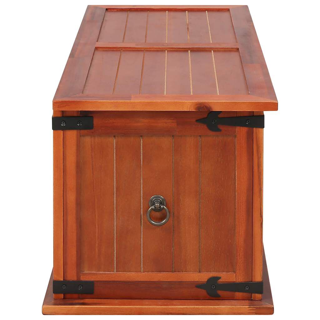 vidaXL صندوق تخزين 90×45×40 سم خشب أكاسيا صلب