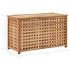 vidaXL صندوق غسيل 77.5×37.5×46.5 سم خشب جوز صلب