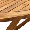 vidaXL طاولة حديقة قابلة للطي 160×85×75 سم خشب سنط صلب