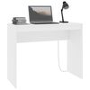 vidaXL مكتب أبيض 90×40×72 سم خشب صناعي