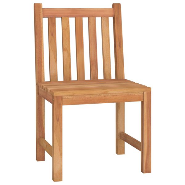 vidaXL عدد 5 قطع طقم سفرة حديقة خشب ساج صلب