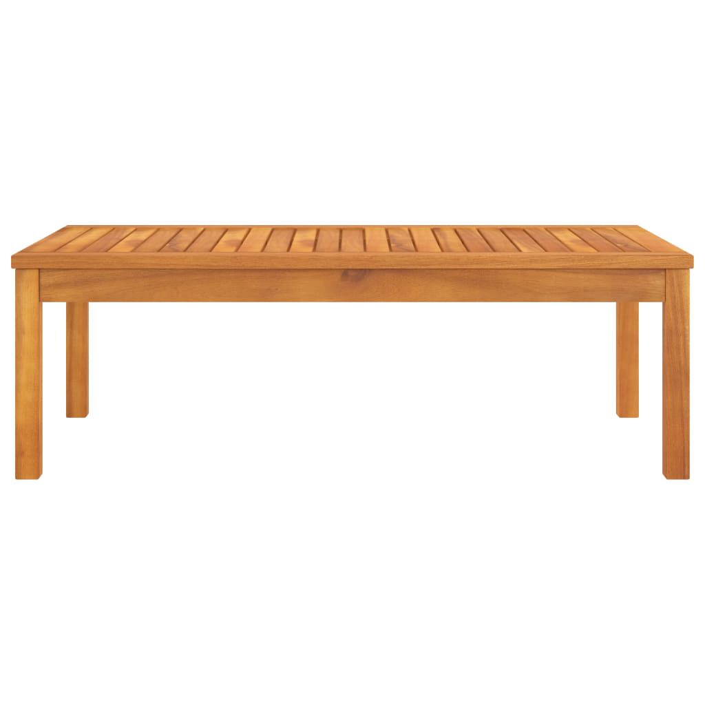 vidaXL طاولة قهوة 100×50×33 سم خشب أكاسيا صلب