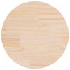 vidaXL سطح طاولة قطر 2,5x60 سم خشب صنوبر صلب