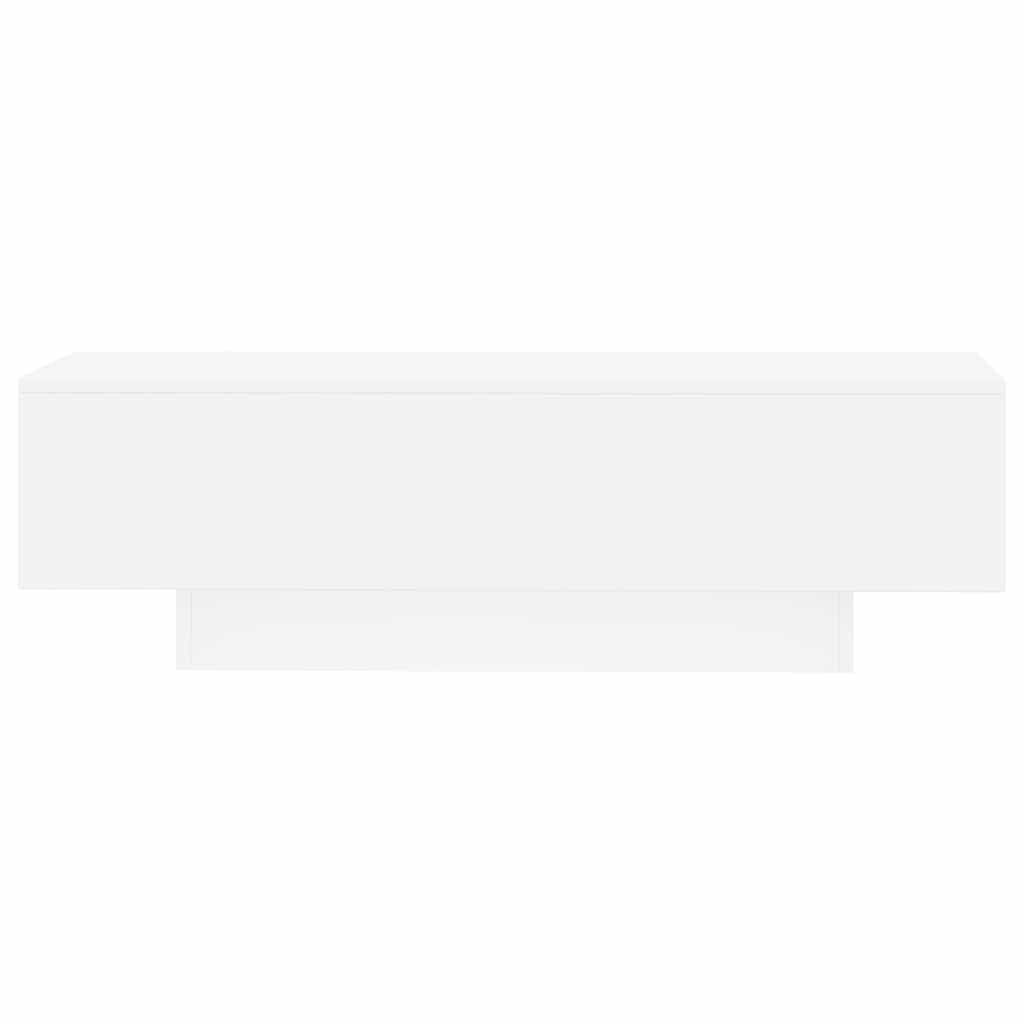 vidaXL طاولة قهوة 31x49.5x100 سم خشب صناعي أبيض
