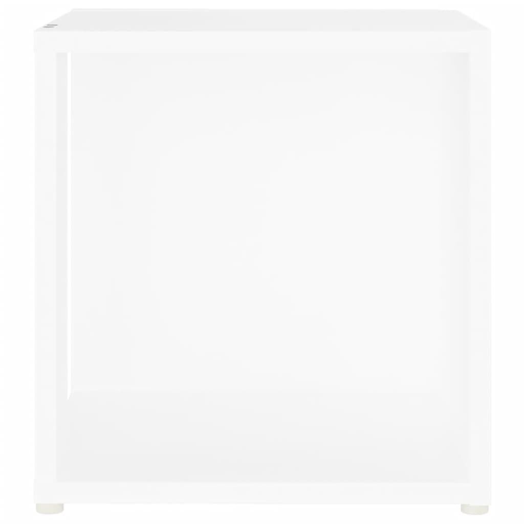 vidaXL طاولة جانبية أبيض 33×33×34.5 سم خشب صناعي