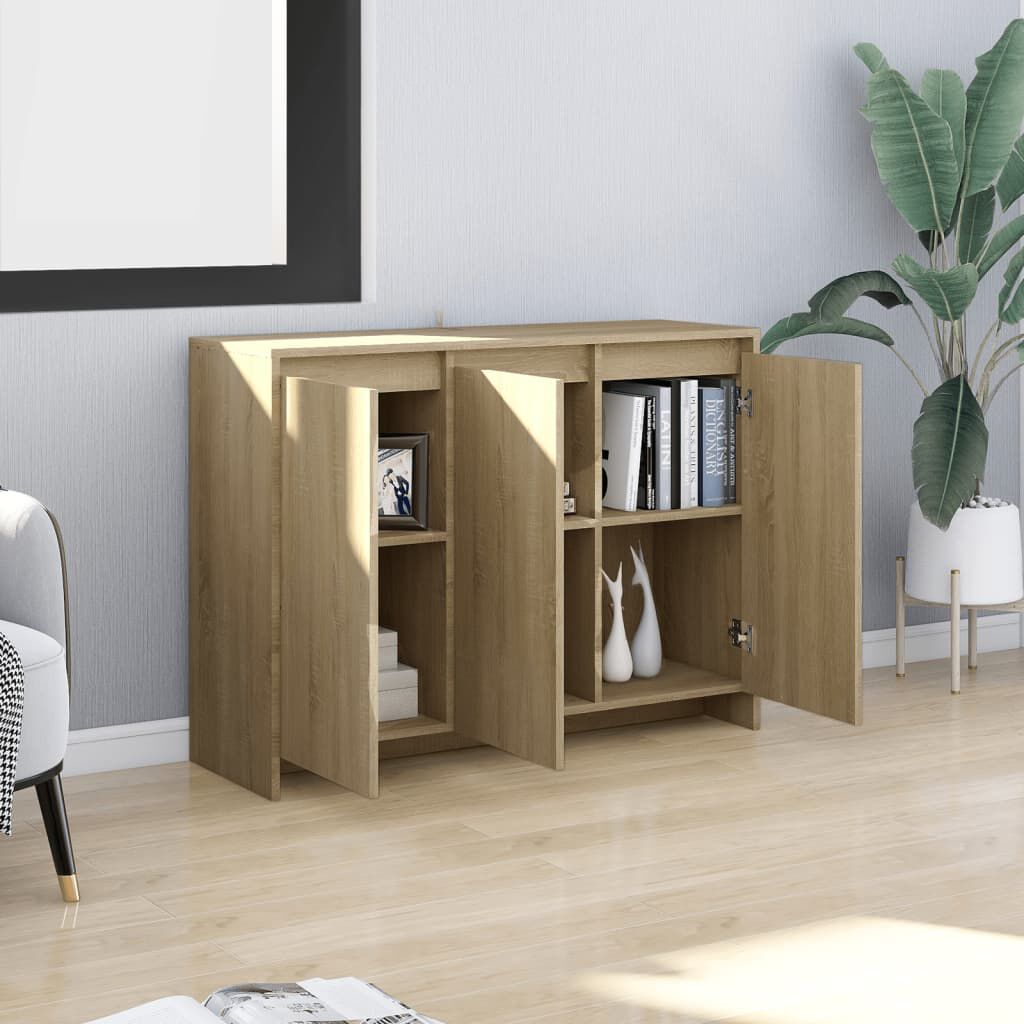 vidaXL خزانة جانبية سونوما أوك 75x33x102 سم خشب صناعي