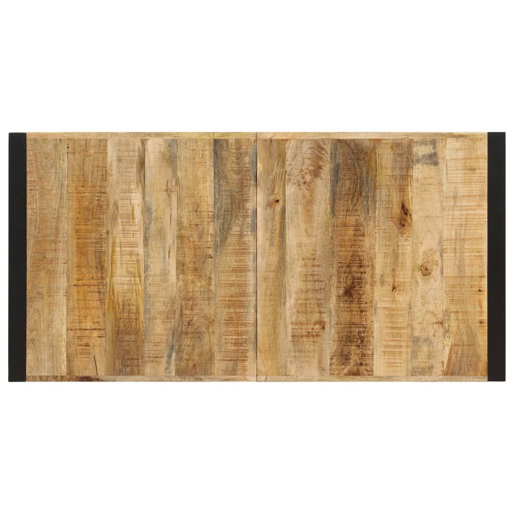 طاولة طعام 75x70x140 سم خشب مانجو صلب vidaXL