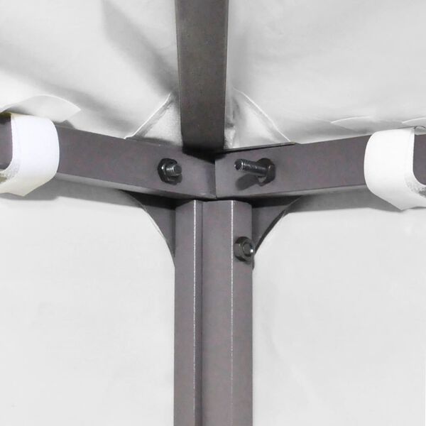 vidaXL غطاء جازيبو علوي بطبقتين 310 جرام/م² 3×3 م أبيض