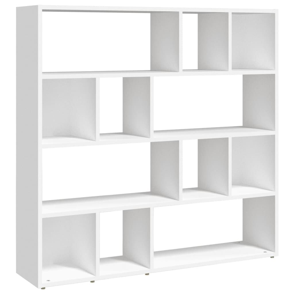 vidaXL خزانة كتب/مقسم غرف أبيض 102x24x105 سم