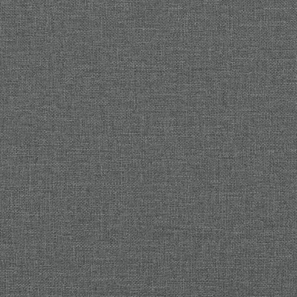 vidaXL سرير نهاري متدحرج لون رمادي داكن 190x90 سم قماش