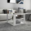 vidaXL طاولة قهوة أبيض 40x60x60 سم خشب صناعي