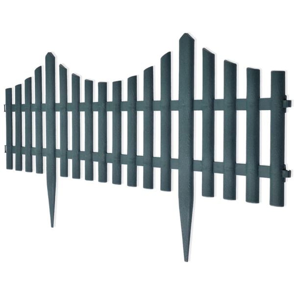 vidaXL فاصل حديقة 17 ق 10 م أخضر