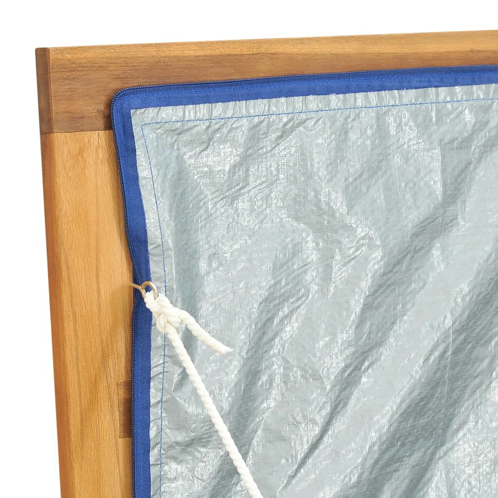 vidaXL صندوق حديقة 175×50×55 سم خشب ساج صلب