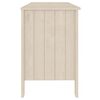 vidaXL مكتب بني عسلي 113×50×75 سم خشب صنوبر صلب