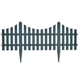 vidaXL فاصل حديقة 17 ق 10 م أخضر