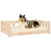 vidaXL سرير كلب 28x65,5x95,5 سم خشب صنوبر صلب