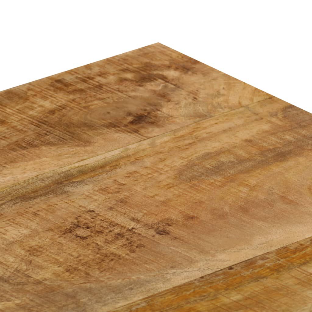 vidaXL طاولة قهوة 100×50×35 سم خشب مانجو صلب وفولاذ