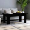 vidaXL طاولة قهوة لون أسود 100×60×42 سم خشب صناعي