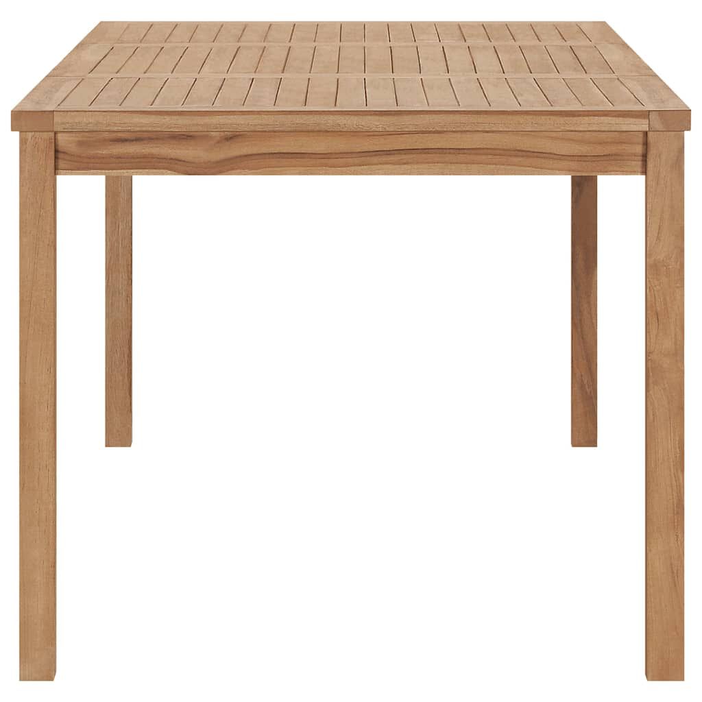 vidaXL طاولة سفرة حديقة 180×90×77 سم خشب ساج صلب
