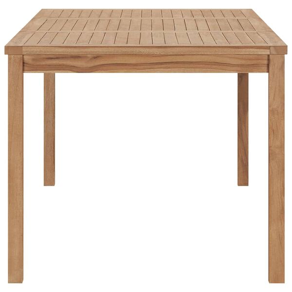 vidaXL طاولة سفرة حديقة 180×90×77 سم خشب ساج صلب