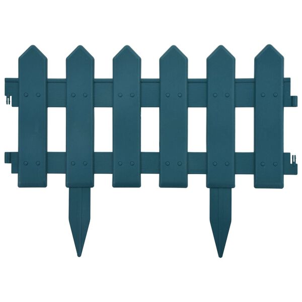 vidaXL حواف عشب 25 ق أخضر 10 م بولي بروبيلين (PP)