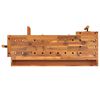 vidaXL طاولة عمل مع أدراج وملازم 83x52x124 سم خشب أكاسيا صلب