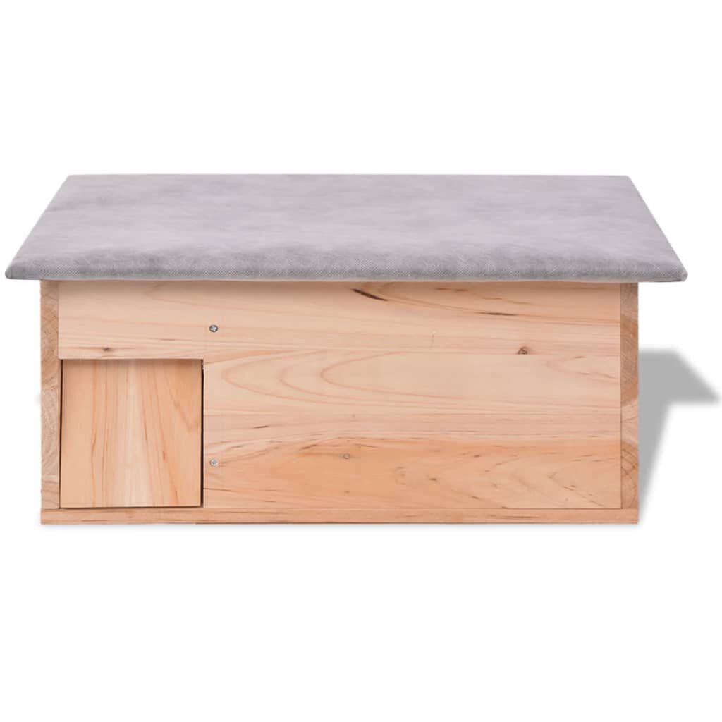 vidaXL بيت قنفذ 45×33×22 سم خشب