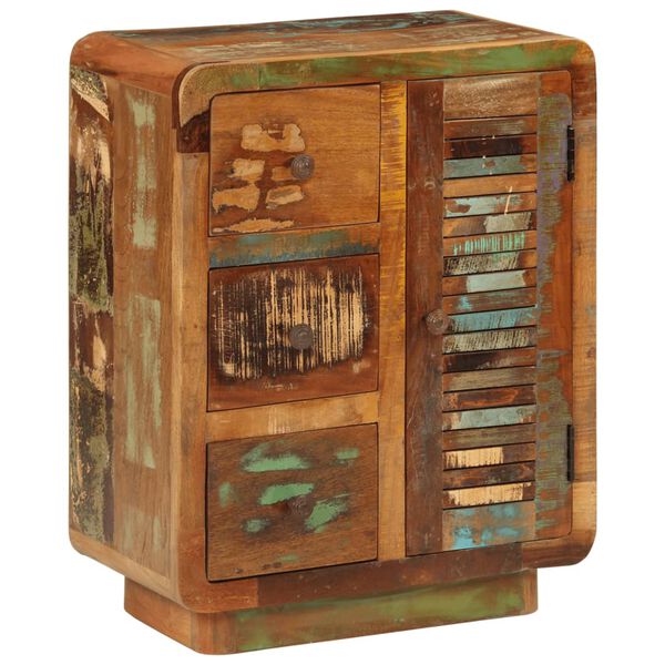 vidaXL خزانة جانبية بـ 3 أدراج 55×30×70 سم خشب مستصلح صلب